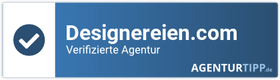 Siegel von Agenturtipp.de Verifizierte Agentur – 